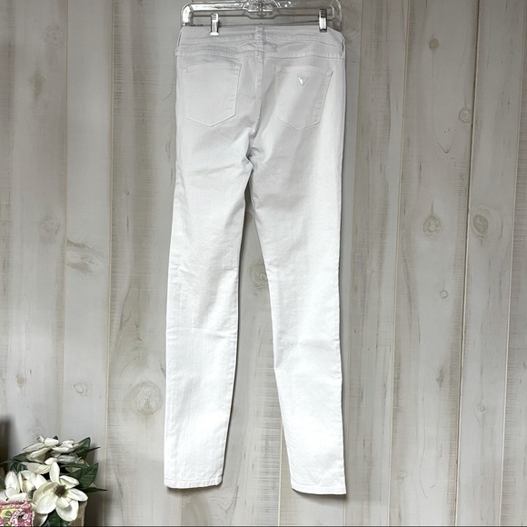 NWT Guess White Brittney Skinny Slim Jeans 28 - Picture 2 of 6